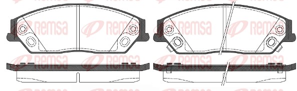 Brake Pad Set, disc brake (1467.02)