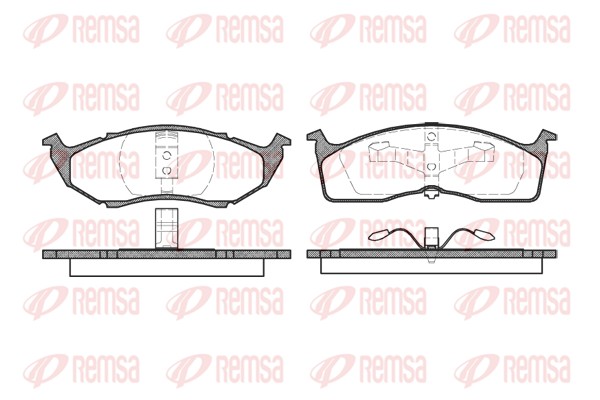 Brake Pad Set, disc brake (0610.00)