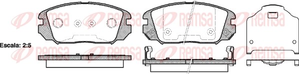 Brake Pad Set, disc brake (1204.02)