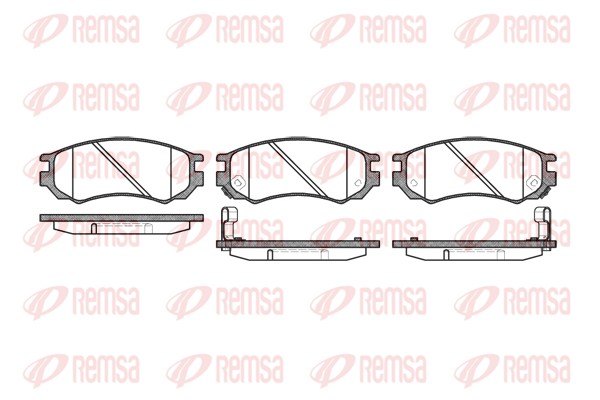 Brake Pad Set, disc brake (0395.02)
