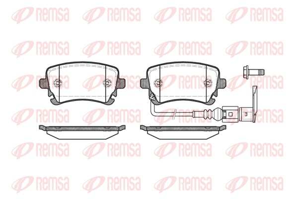 Brake Pad Set, disc brake (0897.11)