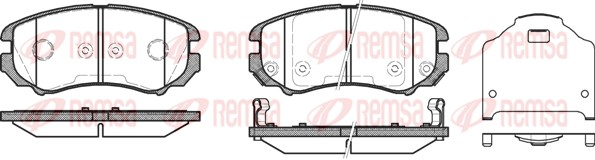 Brake Pad Set, disc brake (0953.12)