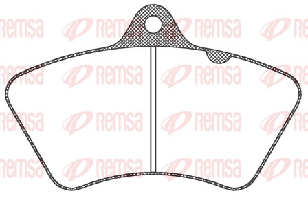 Brake Pad Set, disc brake (JCA 826.20)