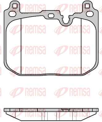 Brake Pad Set, disc brake (1680.00)