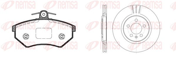 Brake Kit, disc brake (8134.02)