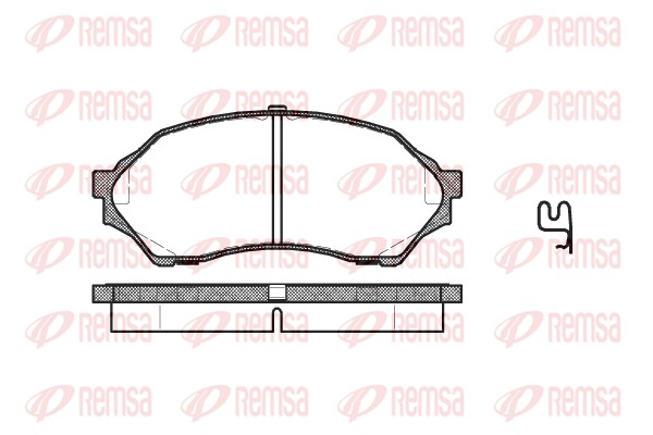 Brake Pad Set, disc brake (0699.00)