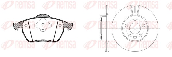 Brake Kit, disc brake (8390.04)