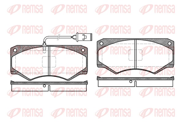 Brake Pad Set, disc brake (0047.52)