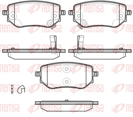 Brake Pad Set, disc brake (1802.02)