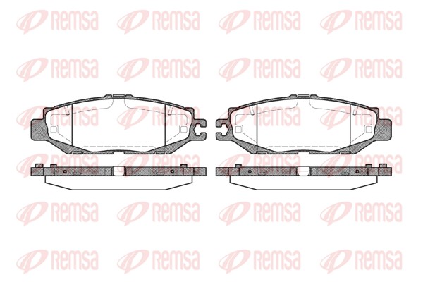 Brake Pad Set, disc brake (0457.00)