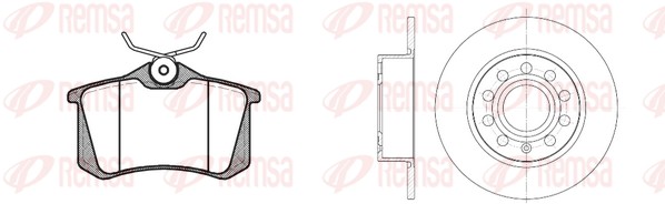 Brake Kit, disc brake (8263.06)
