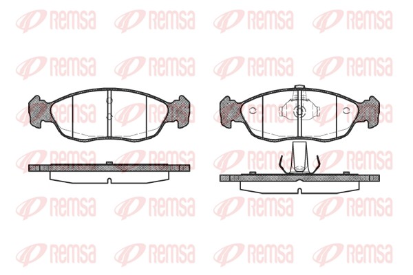 Brake Pad Set, disc brake (0461.10)
