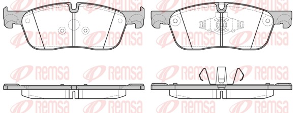 Brake Pad Set, disc brake (1633.00)