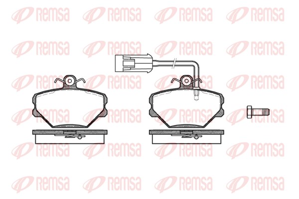 Brake Pad Set, disc brake (0264.42)