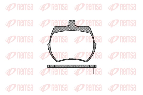 Brake Pad Set, disc brake (0050.00)