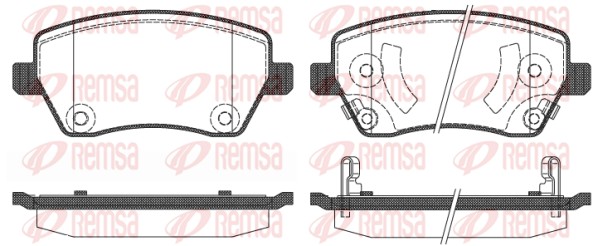 Brake Pad Set, disc brake (0987.02)