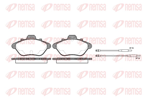 Brake Pad Set, disc brake (0310.04)