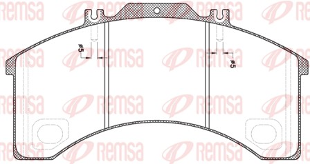 Brake Pad Set, disc brake (JCA 498.00)