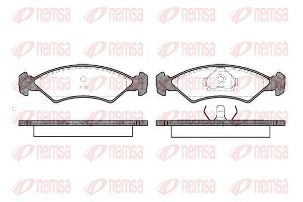Brake Pad Set, disc brake (0168.00)