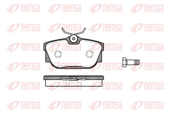 Brake Pad Set, disc brake (0767.00)