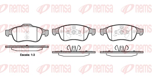 Brake Pad Set, disc brake (1248.10)
