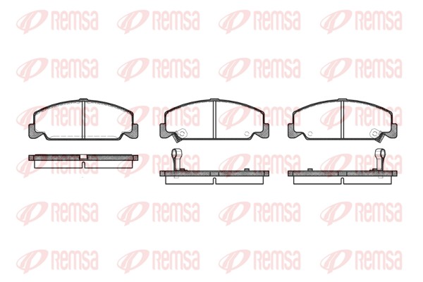 Brake Pad Set, disc brake (0182.12)