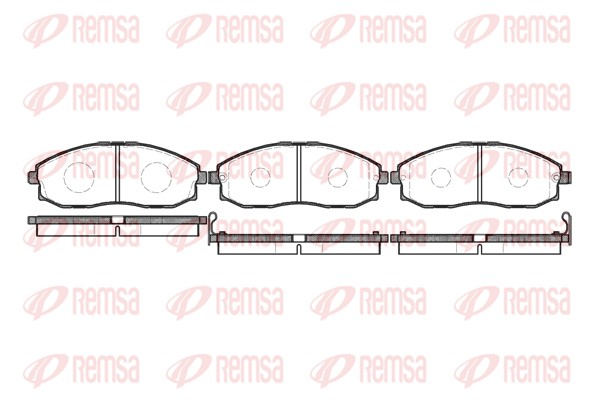 Brake Pad Set, disc brake (0703.02)