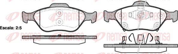 Brake Pad Set, disc brake (0766.12)