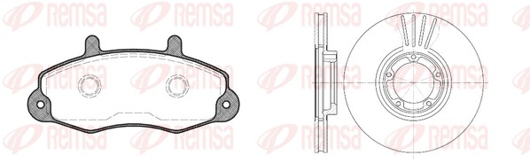 Brake Kit, disc brake (8391.00)