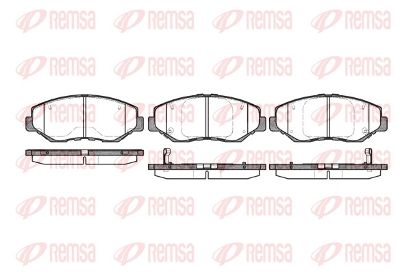 Brake Pad Set, disc brake (0899.00)