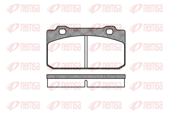 Brake Pad Set, disc brake (0210.00)