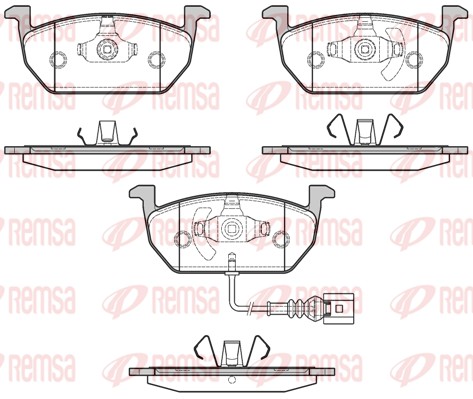 Brake Pad Set, disc brake (1601.01)