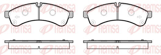 Brake Pad Set, disc brake (1339.00)