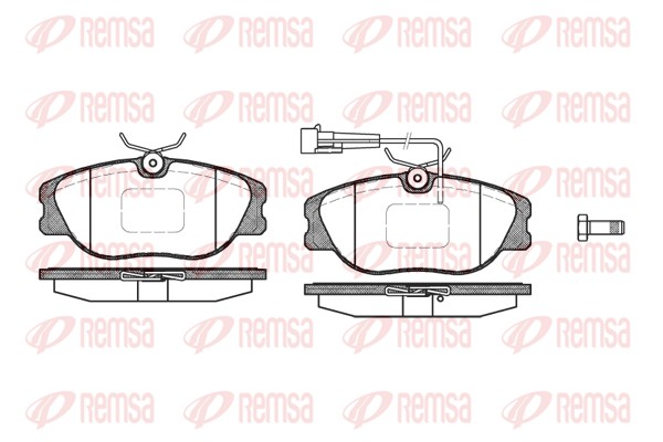 Brake Pad Set, disc brake (0305.12)