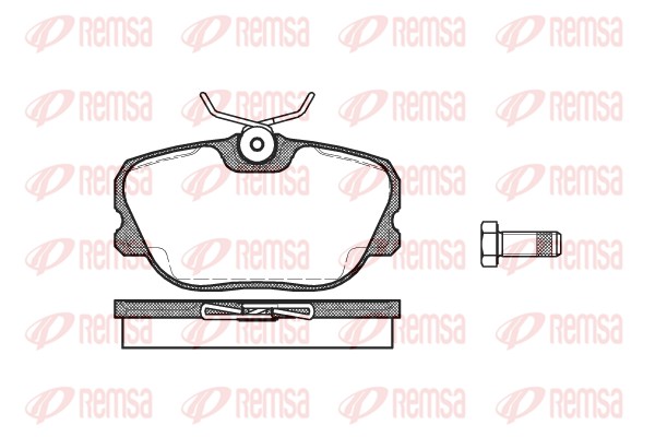 Brake Pad Set, disc brake (0280.00)