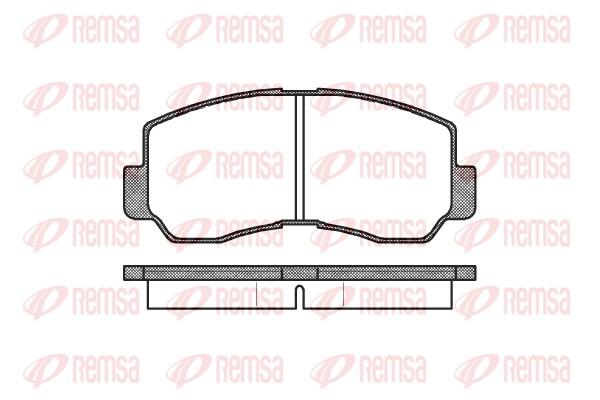 Brake Pad Set, disc brake (0094.40)