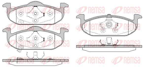 Brake Pad Set, disc brake (1490.01)