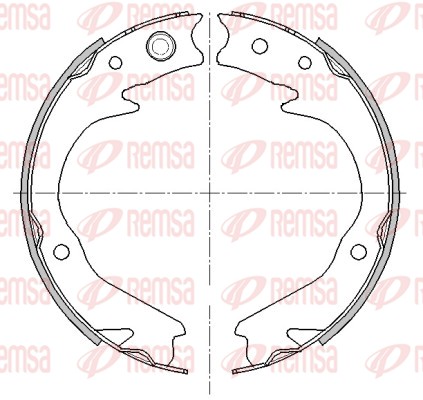 Brake Shoe, parking brake (4476.00)