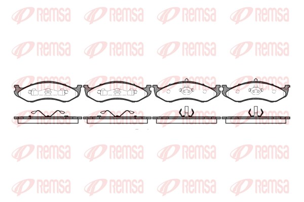 Brake Pad Set, disc brake (0467.00)