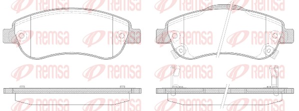 Brake Pad Set, disc brake (1289.02)