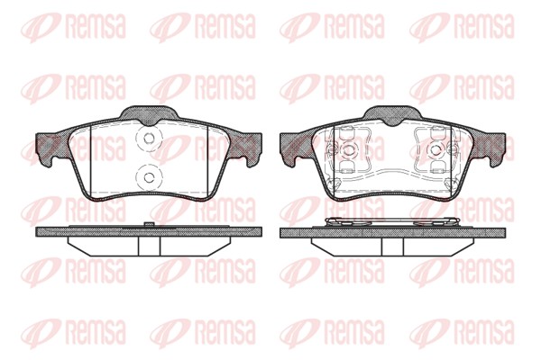 Brake Pad Set, disc brake (0842.00)