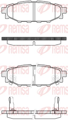 Brake Pad Set, disc brake (1136.22)