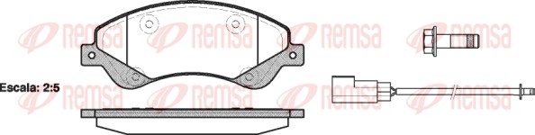 Brake Pad Set, disc brake (1251.02)