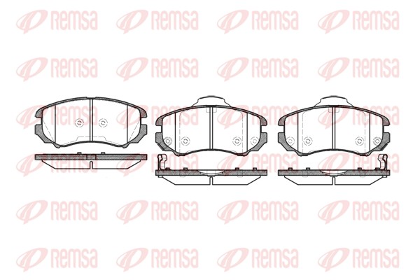 Brake Pad Set, disc brake (0953.02)