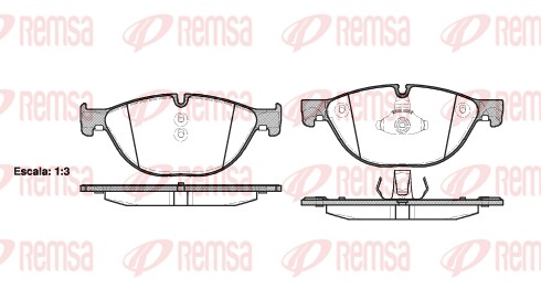 Brake Pad Set, disc brake (1414.00)