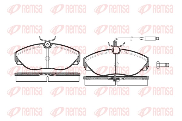 Brake Pad Set, disc brake (0486.02)