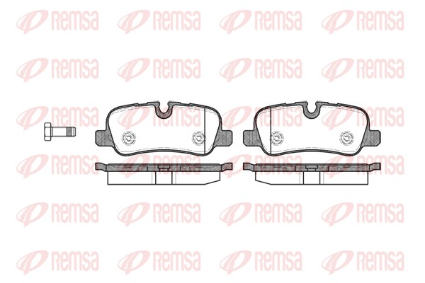 Brake Pad Set, disc brake (1159.00)