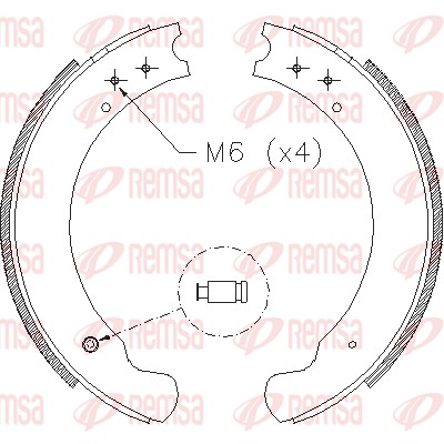Brake Shoe (4284.00)