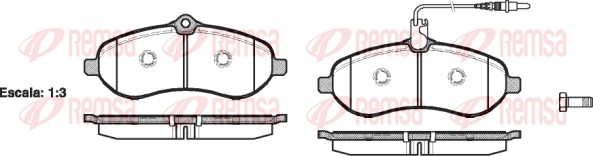 Brake Pad Set, disc brake (1292.01)