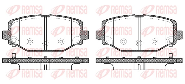 Brake Pad Set, disc brake (1483.04)